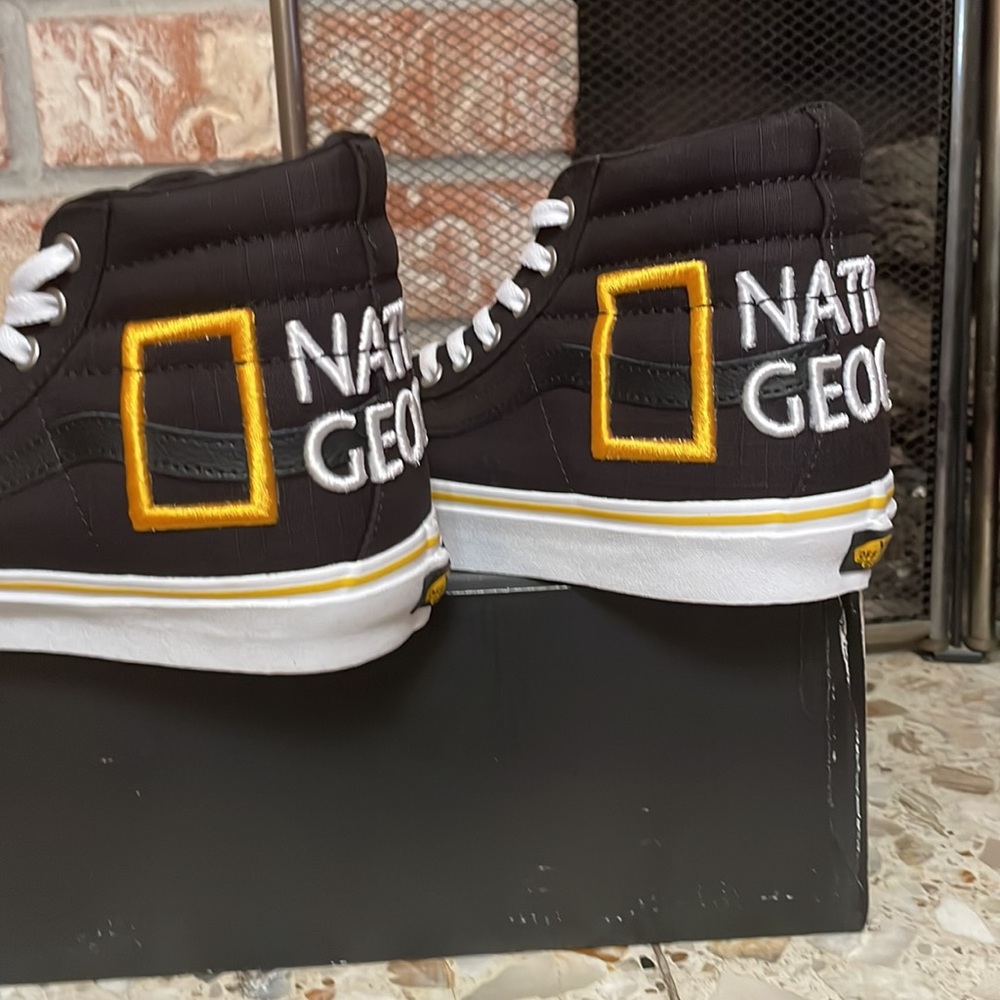Vans Sk8 Hi Reissue 13 National Geographic logo limited edition - Picture 8 of 12